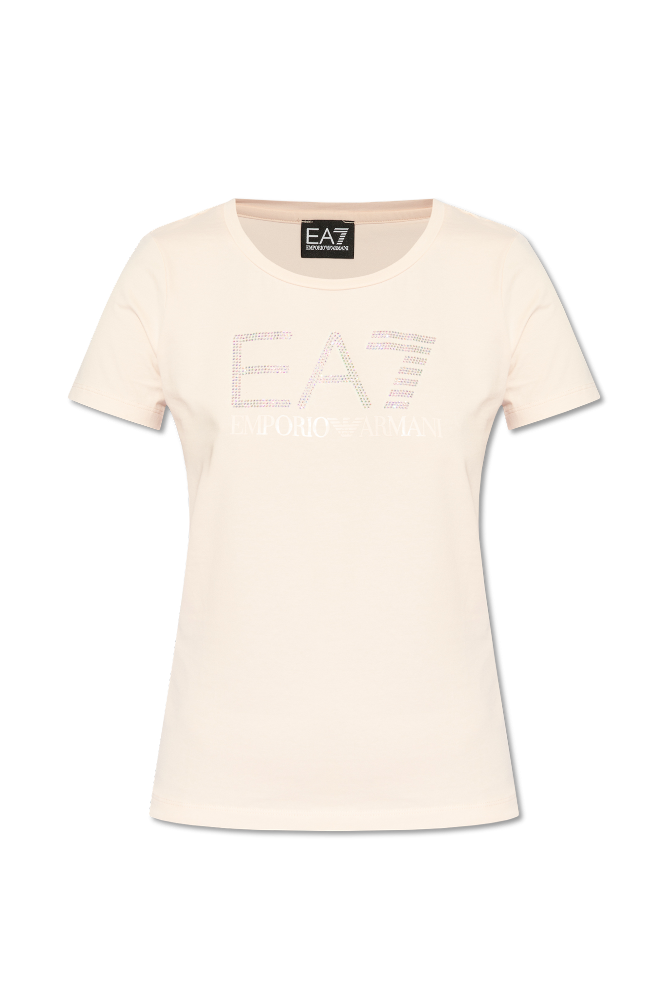 Pink T-shirt with logo EA7 Emporio Armani - Vitkac Australia